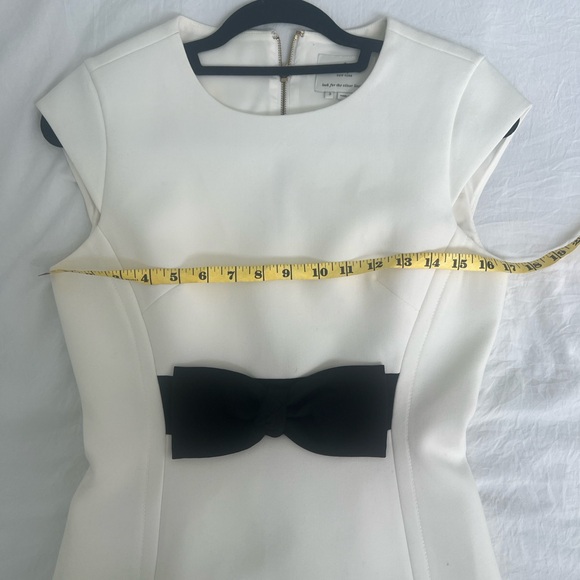 Kate Spade White Dress with Black Bow - Picture 12 of 14
